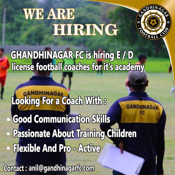 You are currently viewing Gandhinagar FC Hiring Coaches