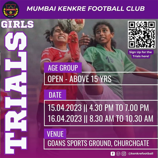 Read more about the article KENKRE FC Girls Team Trials, Mumbai