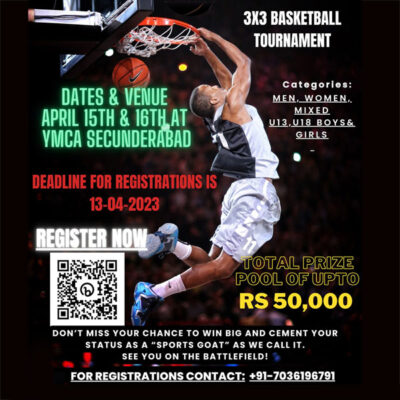 Read more about the article Myra SportsGoats 3×3 Basketball Tournament, Hyderabad