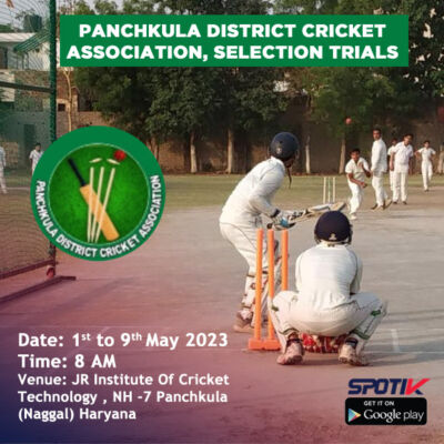 Read more about the article Panchkula District Cricket Association  Selection Trials