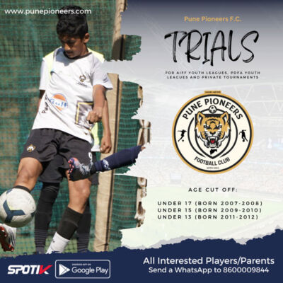 Read more about the article Pune Pioneers FC Youth I-league Trials