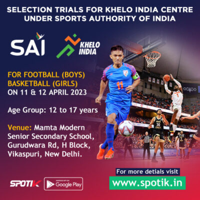 Read more about the article Selection Trials for Khelo India Centre under Sports Authority of India, New Delhi