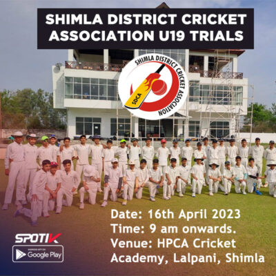 Read more about the article Shimla District Cricket U-19 Team Selection Trials