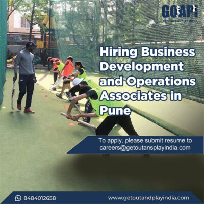 Read more about the article Get Out and Play India (GOAPI) is Hiring talented sports enthusiasts, Pune