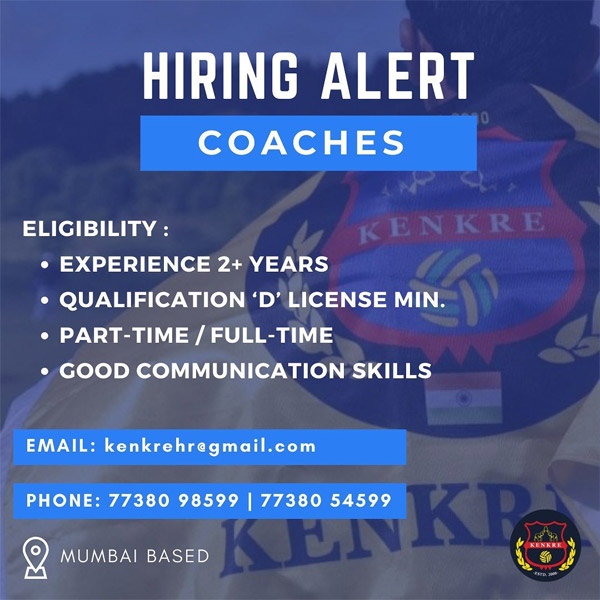 Read more about the article Mumbai Kenkre FC Hiring Football Coaches.