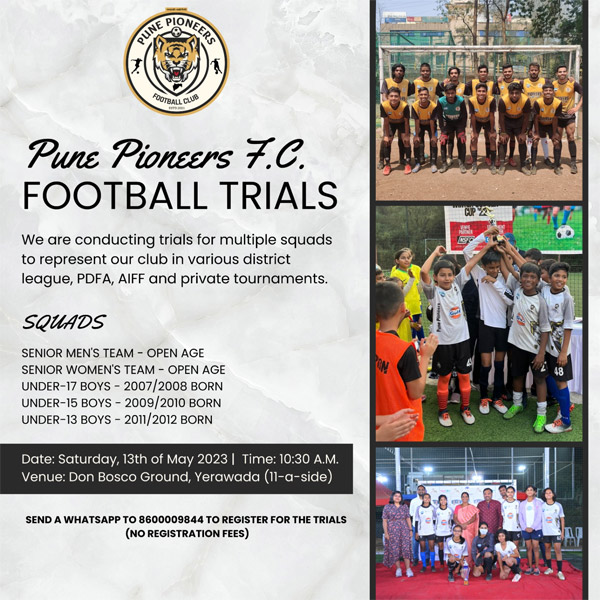 You are currently viewing Pune Pioneers FC Selection Trials For PDFA