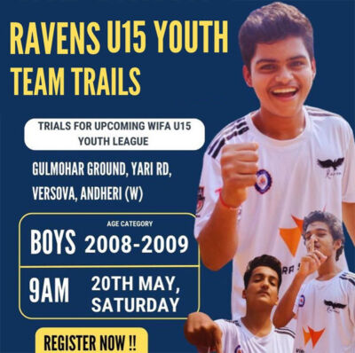 Read more about the article Ravens FC WIFA Youth League Trials, Mumbai