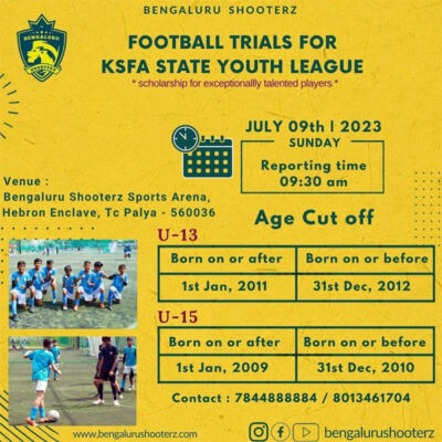 Read more about the article Bengaluru Shooterz Youth League Trials