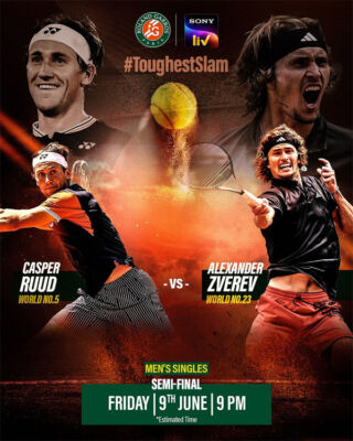 Read more about the article French Open: Casper Ruud vs Alexander Zverev Fixture and more