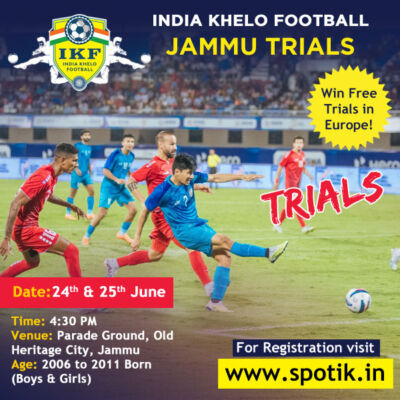 Read more about the article India Khelo Football Trials, Jammu