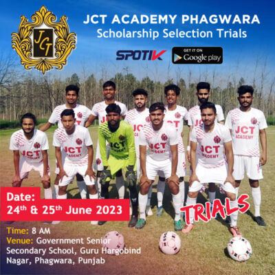 Read more about the article JCT Academy Phagwara Scholarship Trials, Punjab