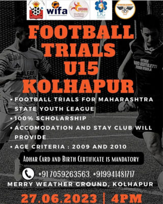 Read more about the article Krishna Valley FC U15 Youth League Scouting, Kolhapur