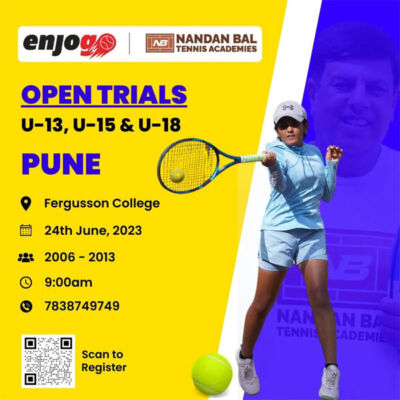 Read more about the article  Nandan Bal Tennis Academy Open Trials, Pune