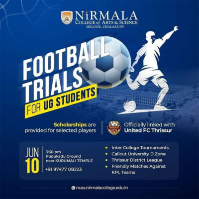 Read more about the article Nirmala College of Arts & Science Football Trials, Kerala