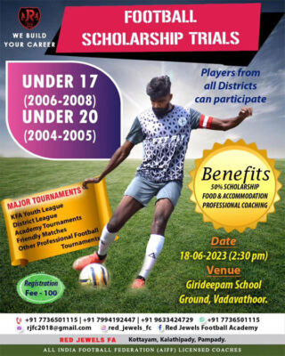 Read more about the article Red Jewels FA Selection Trials, Kerala