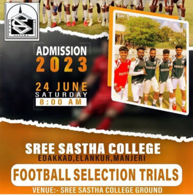 Read more about the article Sree Sastha College Football Selection Trials, Malappuram