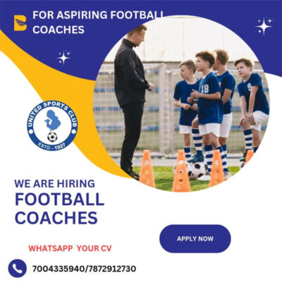 Read more about the article United Sports Club Hiring Football Coaches, Kolkata