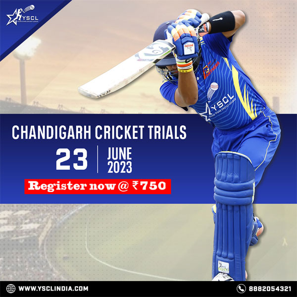 You are currently viewing  Young Stars Cricket League Trials, Chandigarh 