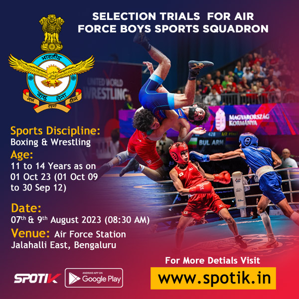 Read more about the article Indian Air Force Boys Sports Selection Trials, Bengaluru