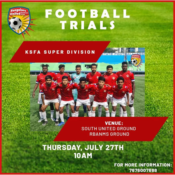 You are currently viewing Bangalore United FC Super Division Trials