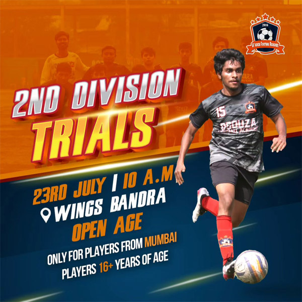 Read more about the article Dsouza Football Academy MFA 2nd Division Trials, Mumbai