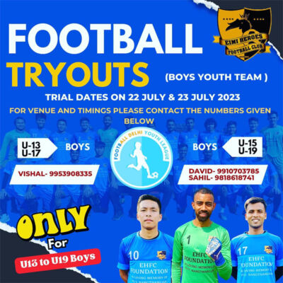 Read more about the article Eimi Heroes Football Club Delhi Youth League Trials