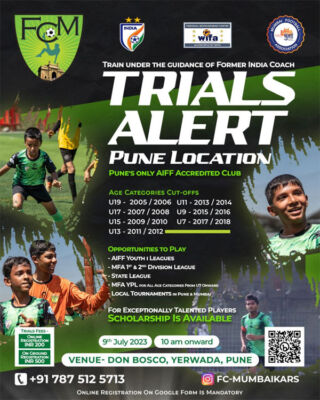 Read more about the article FC of Mumbaikars Trials, Pune