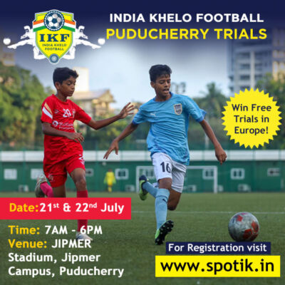 Read more about the article India Khelo Football Selection Trials, Puducherry