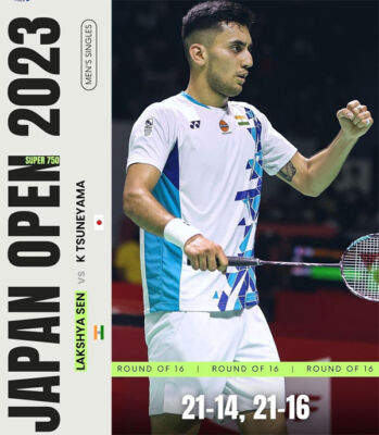 Read more about the article Japan Open 2023: Lakshya Sen storms into quarterfinals