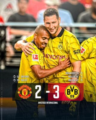 Read more about the article Man United beaten by Dortmund in Vegas to end U.S. tour
