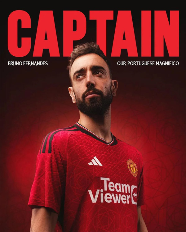 Read more about the article Manchester United announce Bruno Fernandes as new captain ahead of 2023-24 season