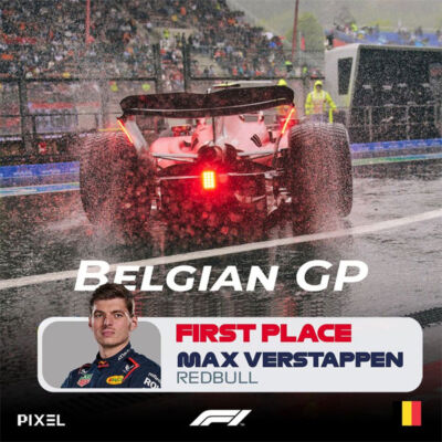 Read more about the article Max Verstappen wins wet Belgian F1 GP sprint race with Oscar Piastri second
