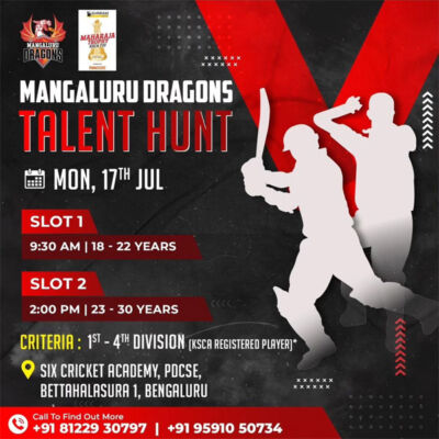 Read more about the article SIX Cricket Academy talent hunt camp, Bengaluru