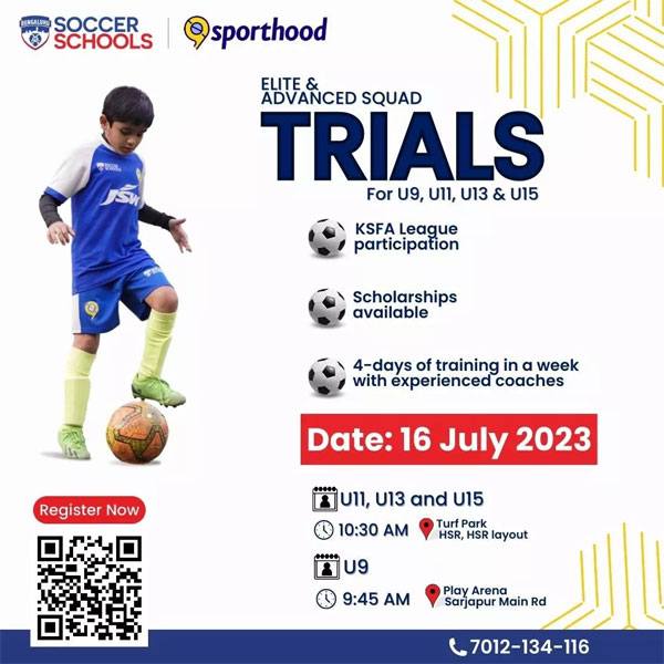 You are currently viewing Sporthood BFC Soccer Schools Trials, Bengaluru