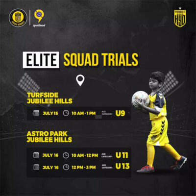 Read more about the article Sporthood Hyderabad FC Soccer Schools Elite Squad Trials