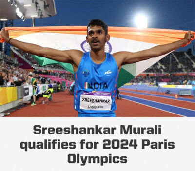 Read more about the article Sreeshankar Murali wins silver in Asian Athletics Championship, qualifies for Paris Olympics