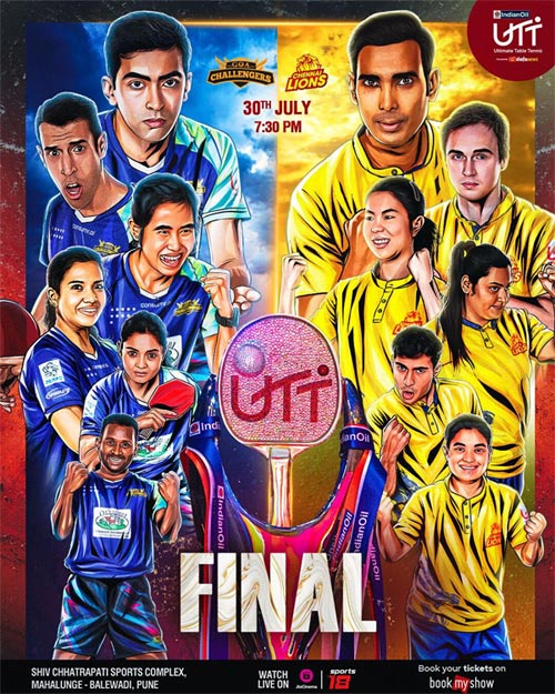 You are currently viewing Ultimate Table Tennis Final : Chennai Lions vs Goa Challengers Where to Watch, Live Telecast