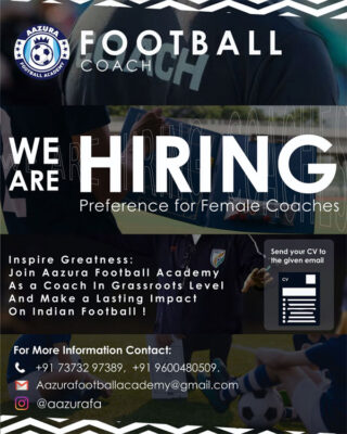 Read more about the article Aazura Football Academy Hiring Football Coach, Chennai