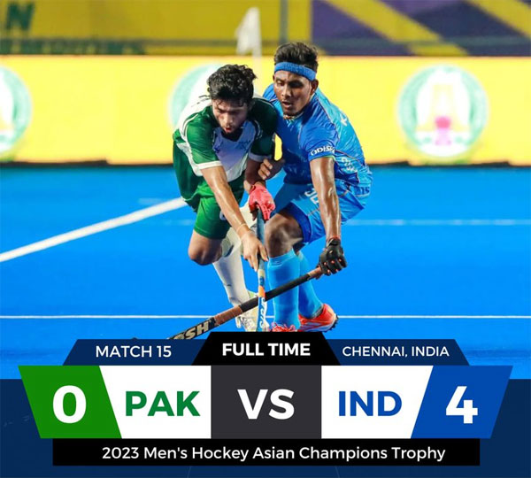 Read more about the article Indian hockey team not only dusted off hardcore opponent Pakistan by 4-0 but also out of Asian Champions Trophy