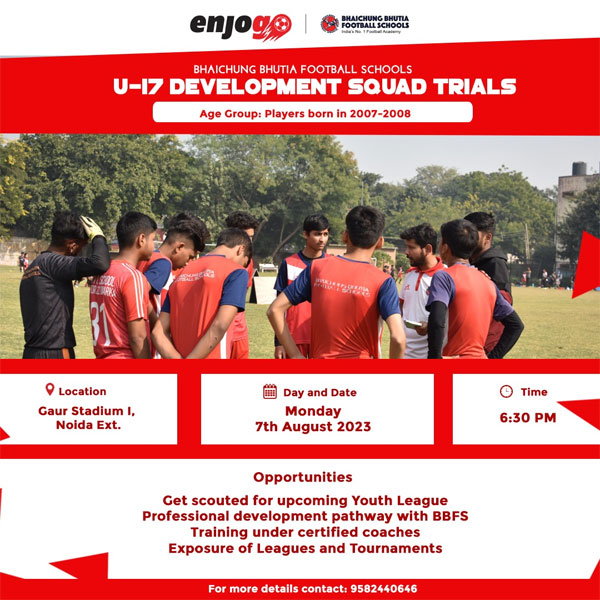 Read more about the article Bhaichung Bhutia Football Schools Noida Trials