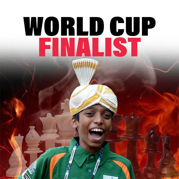 Praggnanandhaa: FIDE World Cup 2023: Praggnanandhaa runner-up