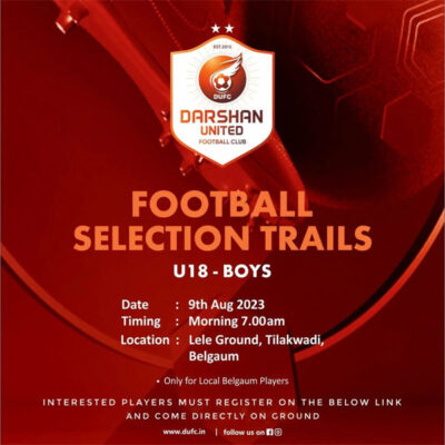 Read more about the article Darshan United FC U18 Selection Trials, Belgaum