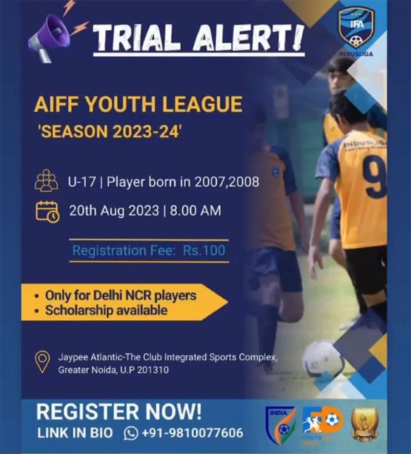 Read more about the article Delhi NCR AIFF Youth league Trials