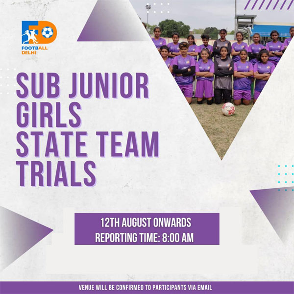 Read more about the article Delhi State Sub Junior Football Girls Team Trials