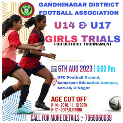 Read more about the article Gandhinagar District FA Girls Scouting Trials