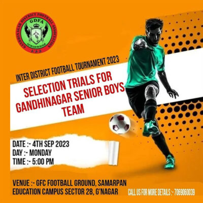 Read more about the article Gandhinagar District Senior Boys Team Selection Trials