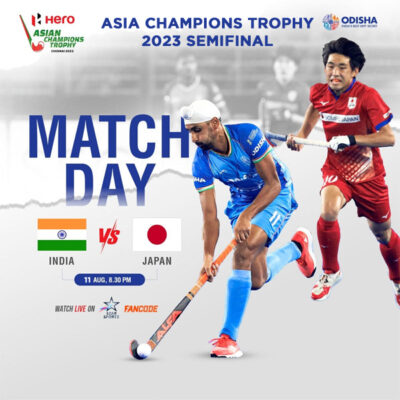 Read more about the article India Vs Japan, Asia Champions Trophy 2023 semifinal Hockey, Where to watch, Live streaming