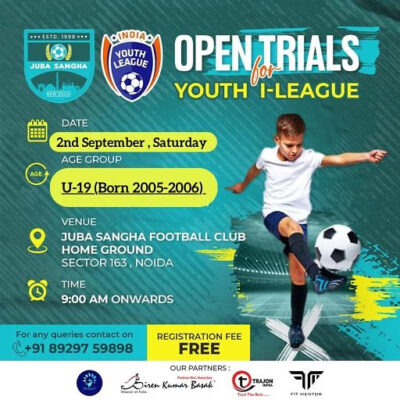 Read more about the article Juba Sangha FC u19 Open Trials, Noida