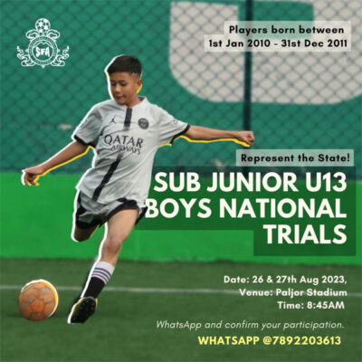 Read more about the article Sub Junior U-13 National Football Championship, Sikkim
