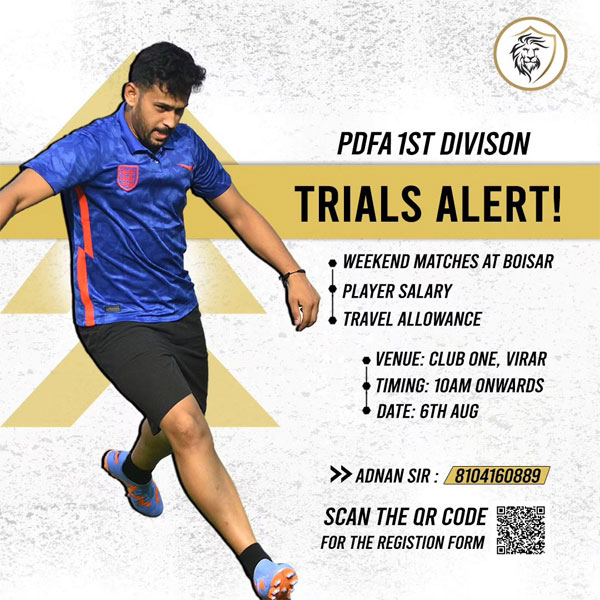 Read more about the article Symbians Football Academy Trials, Palghar